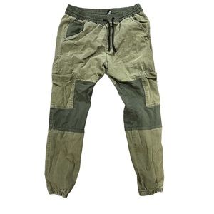 Hollister Army Green Cargo Joggers size M